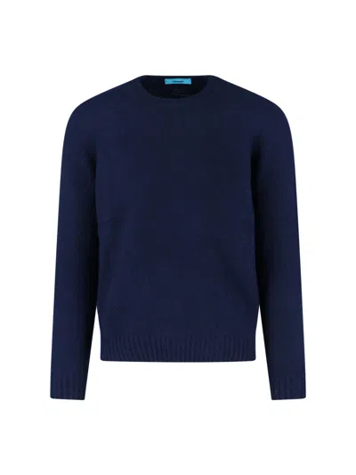 Drumohr Wool Sweater In Blue