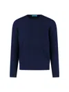 Drumohr Crewneck Cashemere Sweater In Blue
