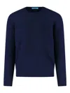 Drumohr Wool Sweater In Blue