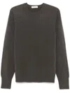 Drumohr Kaschmirpullover Mit Rundhalsausschnitt In Grey