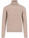 Drumohr Turtleneck Jumper In Neutrals