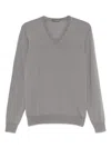 Drumohr Wool Top In Grey