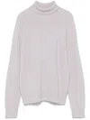 Drumohr Wool High Neck Knitwear In Neutral