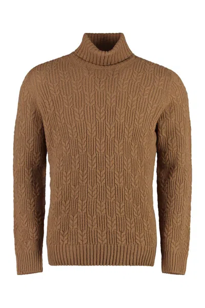 DRUMOHR DRUMOHR WOOL TURTLENECK SWEATER