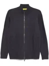 Drumohr Zip Cardigan In Gray