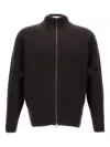 Drumohr Zip High-neck Sweater In Black