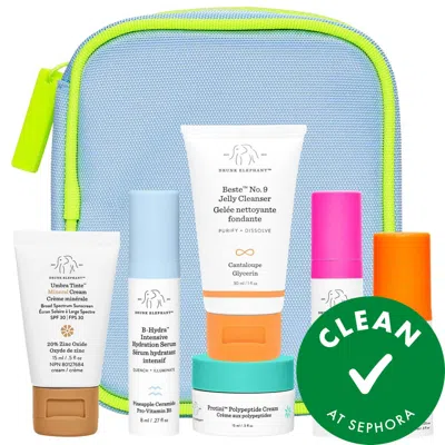 Drunk Elephant The Littles Travel Skincare Set In White