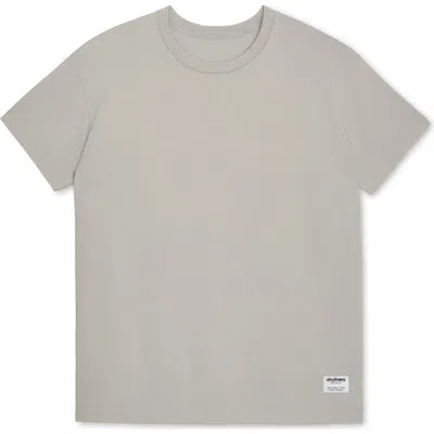 Druthers Nyc Heavyweight Organic Cotton T-shirt In Chateau Grey