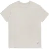 Druthers Nyc Heavyweight Organic Cotton T-shirt In Ecru