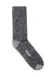 Druthers Nyc Merino Wool House Sock In Black
