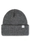 Druthers Nyc Merino Wool Ribbed Beanie In Black
