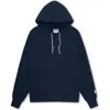Druthers Nyc Organic Cotton 685 Gsm French Terry Hooded Sweatshirt In Dress Blue