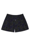 Druthers Nyc Organic Cotton Duck Camo Boxer Short In Navy