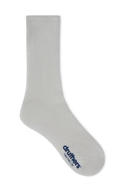 Druthers Nyc Organic Cotton Everyday Crew Sock In Red Turnip Ft