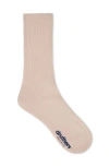 Druthers Nyc Organic Cotton Everyday Crew Sock In Neutral