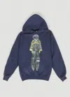 Drx Farmaxy For Ln-cc Graphic-print Hoodie In Blue