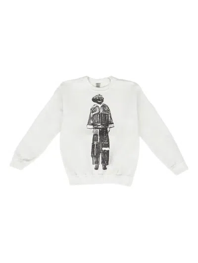 Drx Farmaxy For Ln-cc Kids' Graphic-print Sweatshirt In White