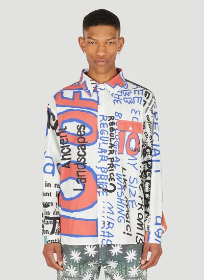 Drx X Stefan Meier X Ln-cc 10 Cents Off Shirt In White