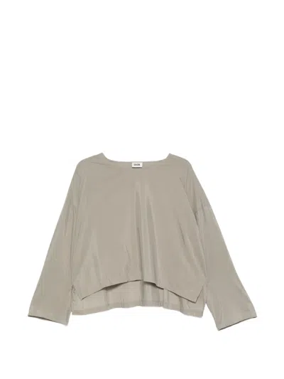 Drykorn Aimera Long-sleeve Top In Grey