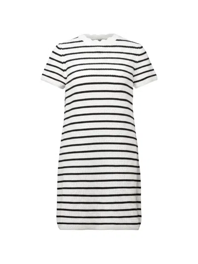 Drykorn Aiula Striped Mini Dress In White