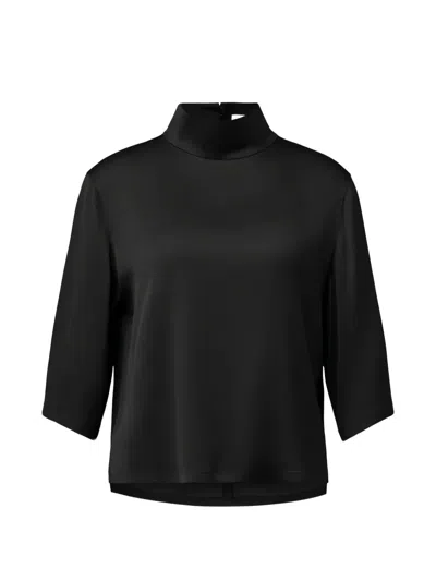Drykorn Aletia High-neck Top In Black
