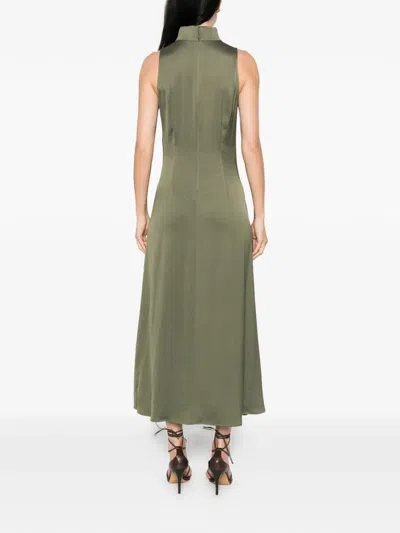 Drykorn Amabel High Neck Dress In Green