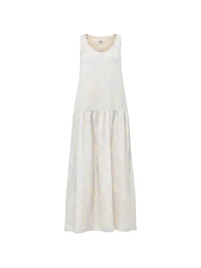 Drykorn Arleen Floral-print Tiered Maxi Dress In Neutral
