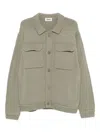 Drykorn Buttoned Patch-pocket Cardigan In Green