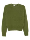 Drykorn Crew-neck Ribbed Sweater In Green
