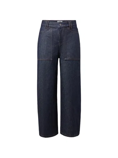 Drykorn Derive Patch-pocket Jeans In Blue
