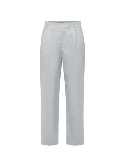 Drykorn Dispatch_0 Pleated Trousers In Gray