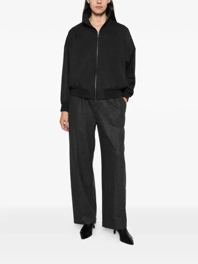 Drykorn Eyam Zip-up Bomber Jacket In Gray
