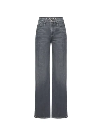 Drykorn Flung Faded Straight-leg Jeans In Gray