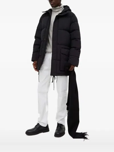 Drykorn Hooded Quilted Puffer Jacket In Black