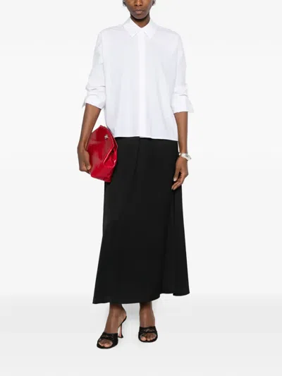 Drykorn Idonea Gathered Midi Skirt In Black