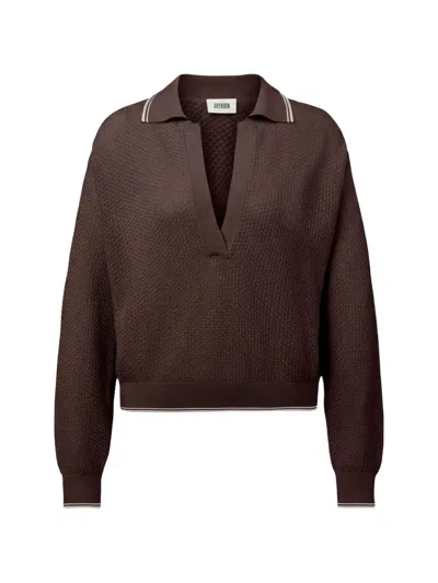 Drykorn Jorgia Knitted Polo Sweater In Multi
