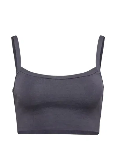 Drykorn Josey Cropped Top In Gray