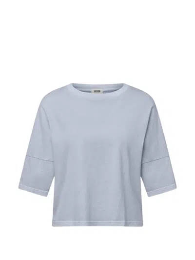 Drykorn Kusia Dropped-shoulder T-shirt In Blue