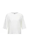 Drykorn Kusia Drop-shoulder T-shirt In White