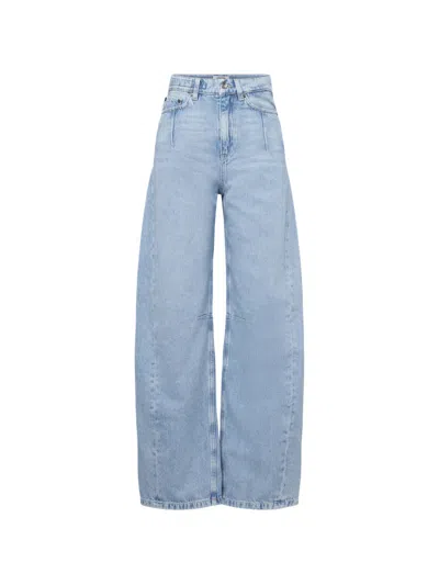 Drykorn Liable Barrel-leg Jeans In Blue