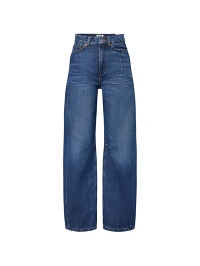 Drykorn Liable Wide-leg Jeans In Blue