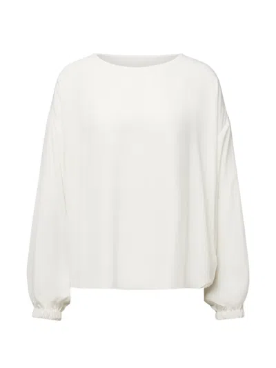 Drykorn Lirien Boat-neck Sweatshirt In White