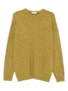 Drykorn Long-sleeve Crew-neck Sweater In Yellow