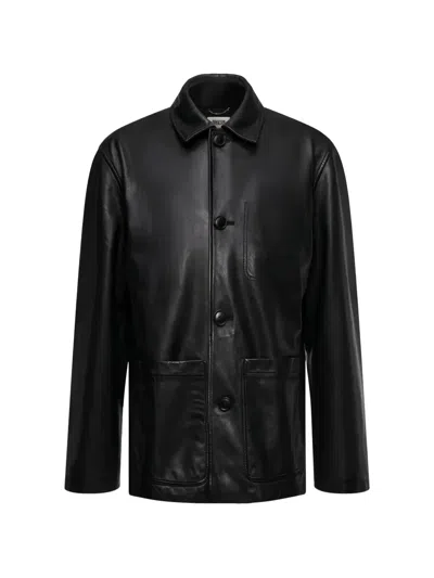 Drykorn Makona Leather Jacket In Black