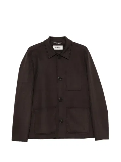 Drykorn Makona Patch-pocket Button-up Jacket In Brown