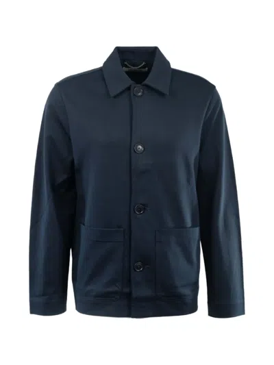 Drykorn Makona Patch-pocket Shirt Jacket In Blue