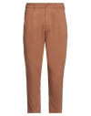 Drykorn Man Pants Brown Size 33w-32l Cotton, Polyamide, Elastane In Brown