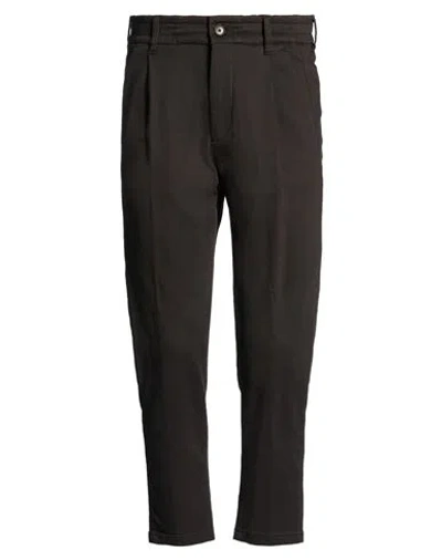 Drykorn Man Pants Charcoal Size 30w-32l Cotton, Viscose, Elastane In Brown