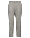 Drykorn Man Pants Grey Size 36 Linen, Polyester, Viscose, Elastane In Grey