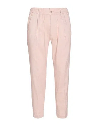 Drykorn Man Pants Light Pink Size 36 Linen, Polyester, Viscose, Elastane